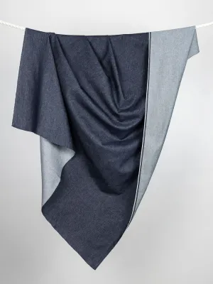 11oz Non-Stretch Organic Cotton Denim - Deep Indigo - Swatch
