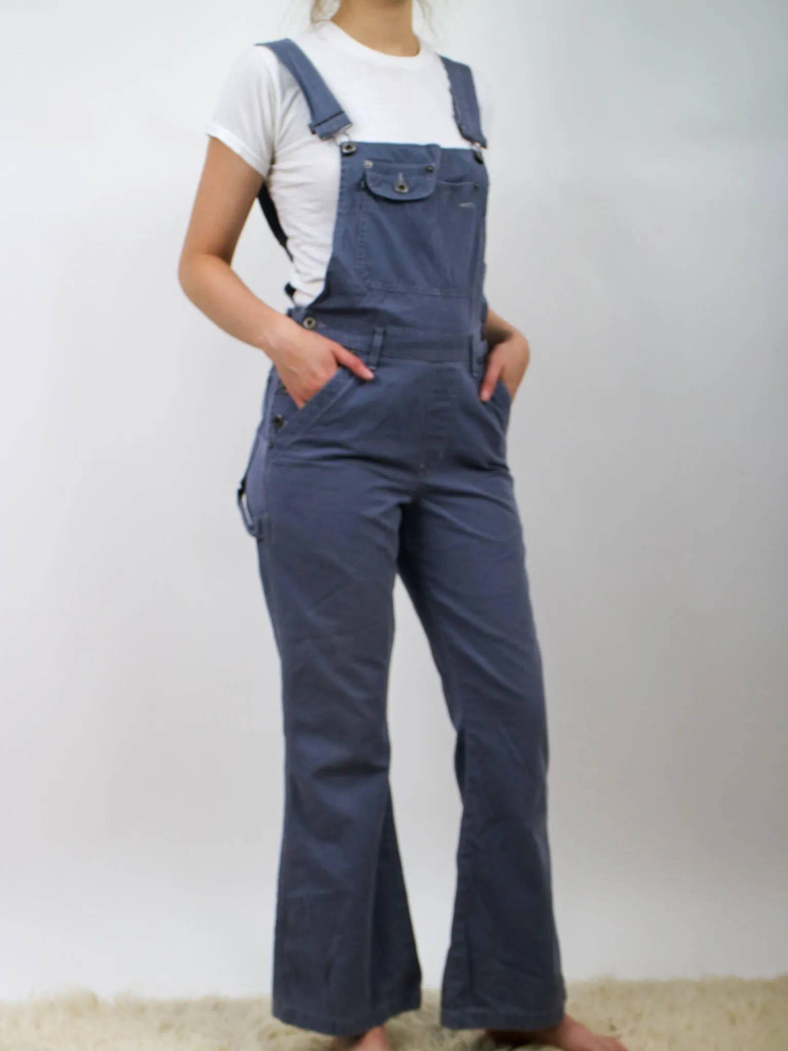 1980s Medium Wash Denim Overalls