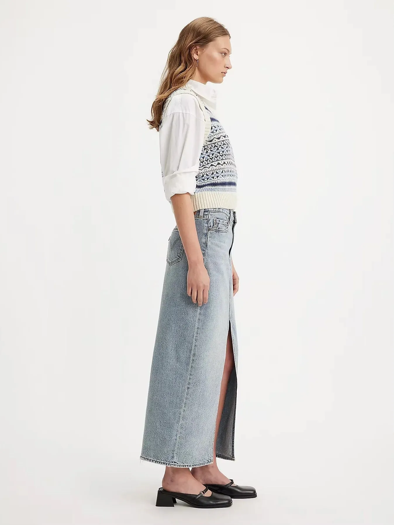 Ankle Column Skirt | Please Hold