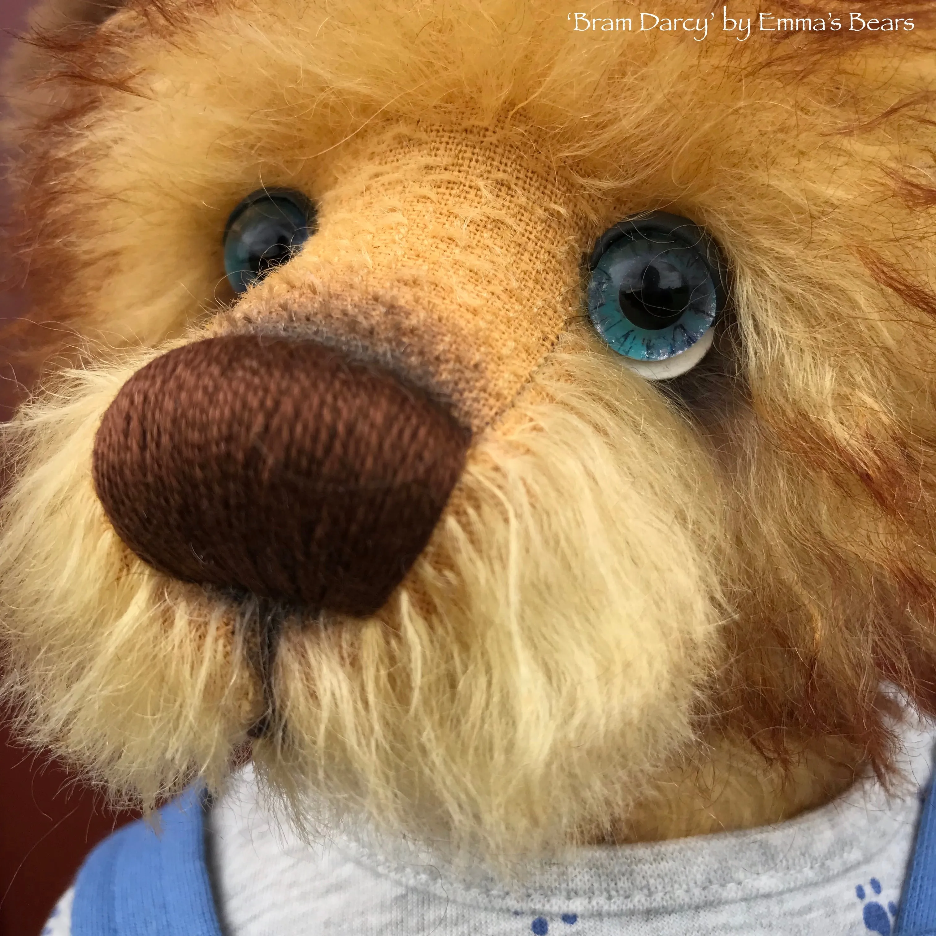 Bram Darcy - 21" Mohair and Alpaca Toddler Artist Bear by Emma's Bears - OOAK