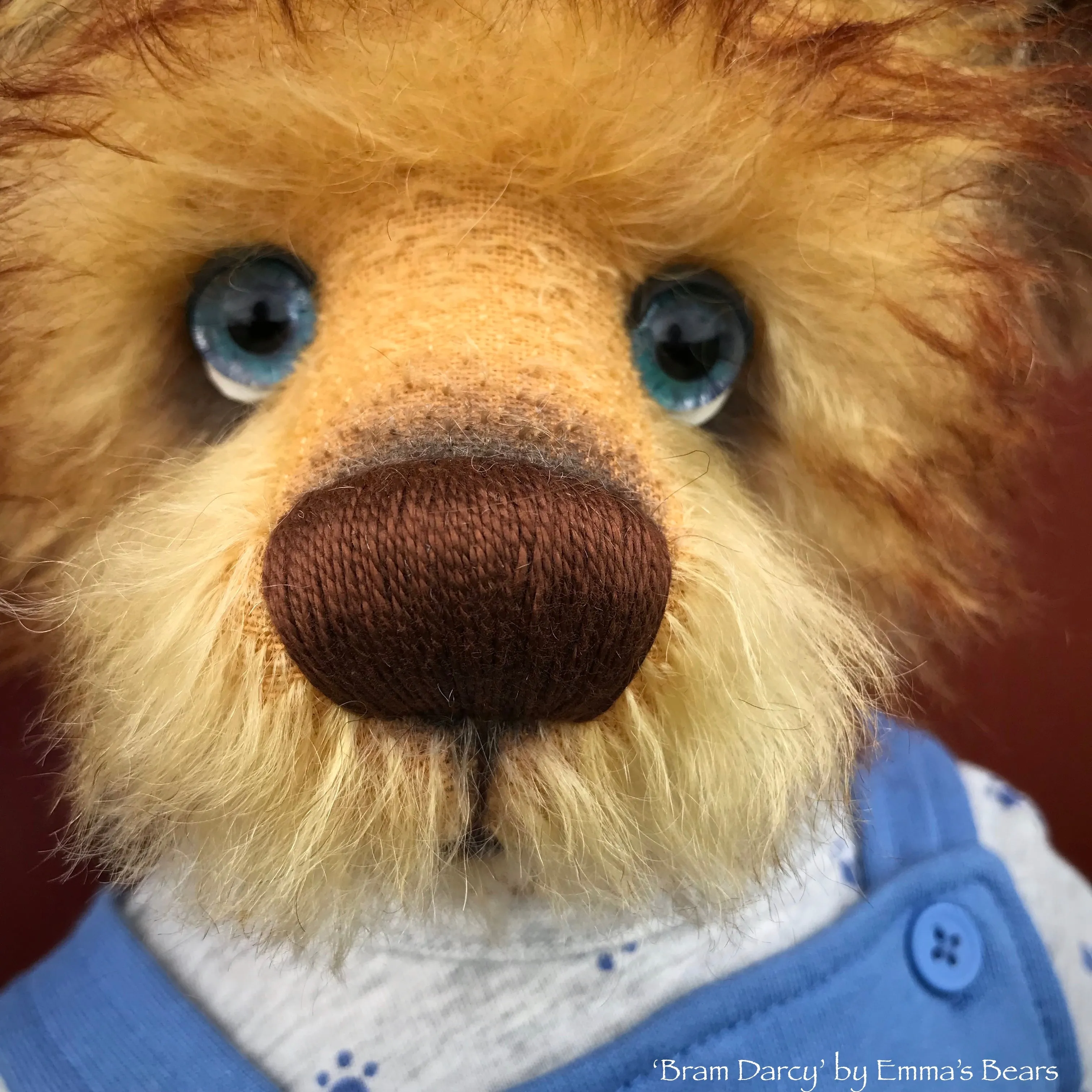 Bram Darcy - 21" Mohair and Alpaca Toddler Artist Bear by Emma's Bears - OOAK