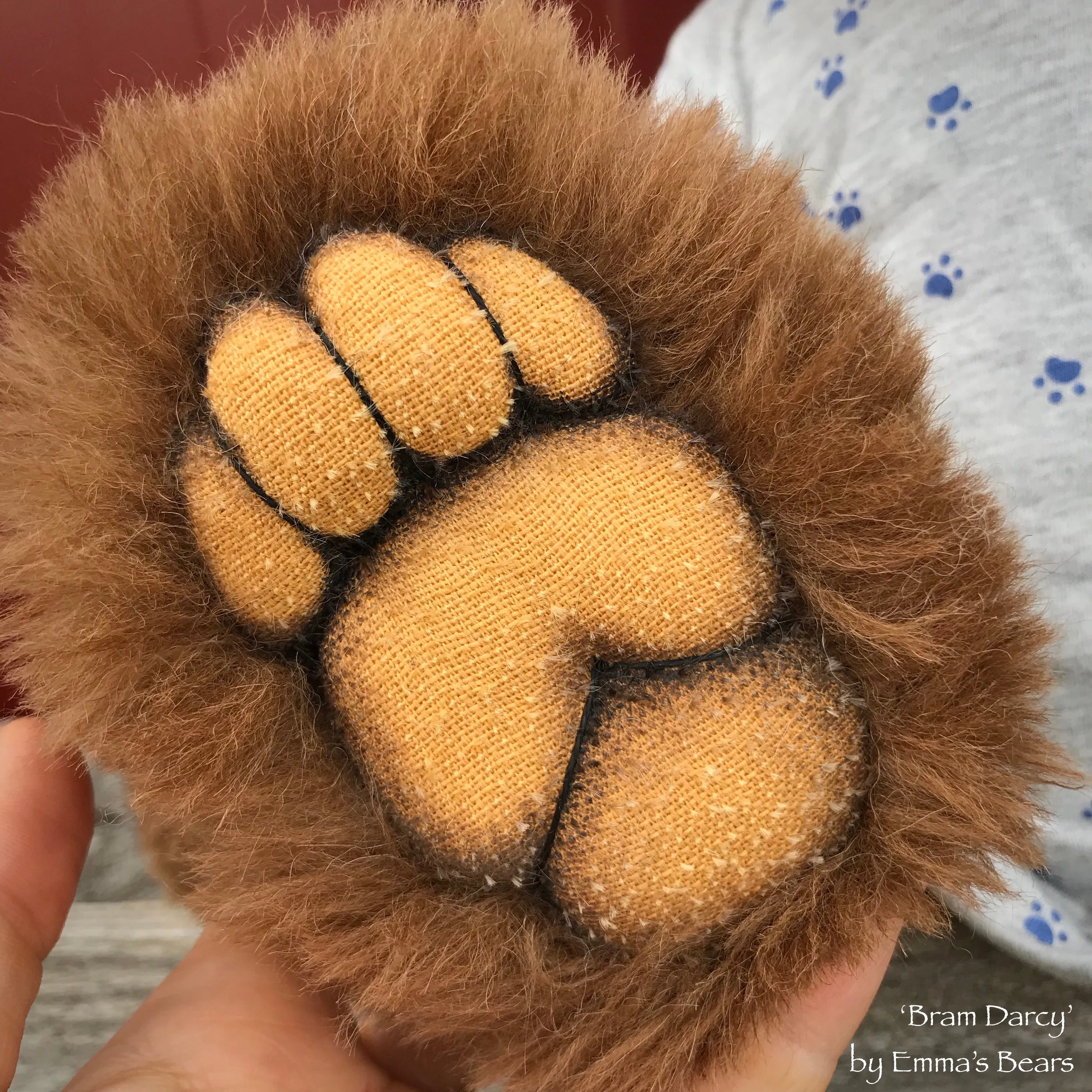 Bram Darcy - 21" Mohair and Alpaca Toddler Artist Bear by Emma's Bears - OOAK