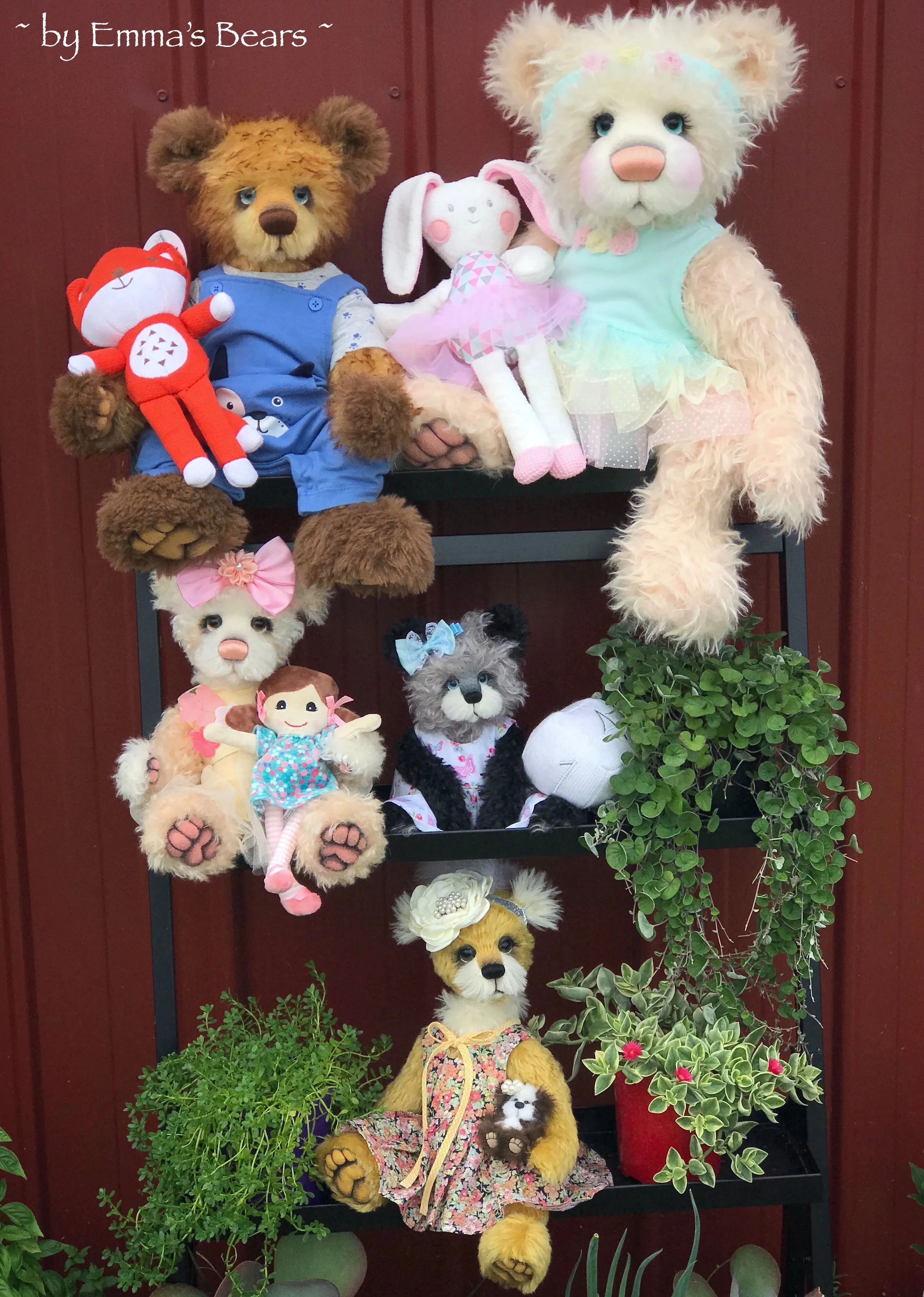 Bram Darcy - 21" Mohair and Alpaca Toddler Artist Bear by Emma's Bears - OOAK