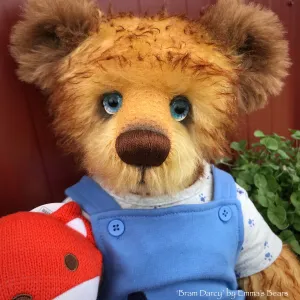 Bram Darcy - 21" Mohair and Alpaca Toddler Artist Bear by Emma's Bears - OOAK