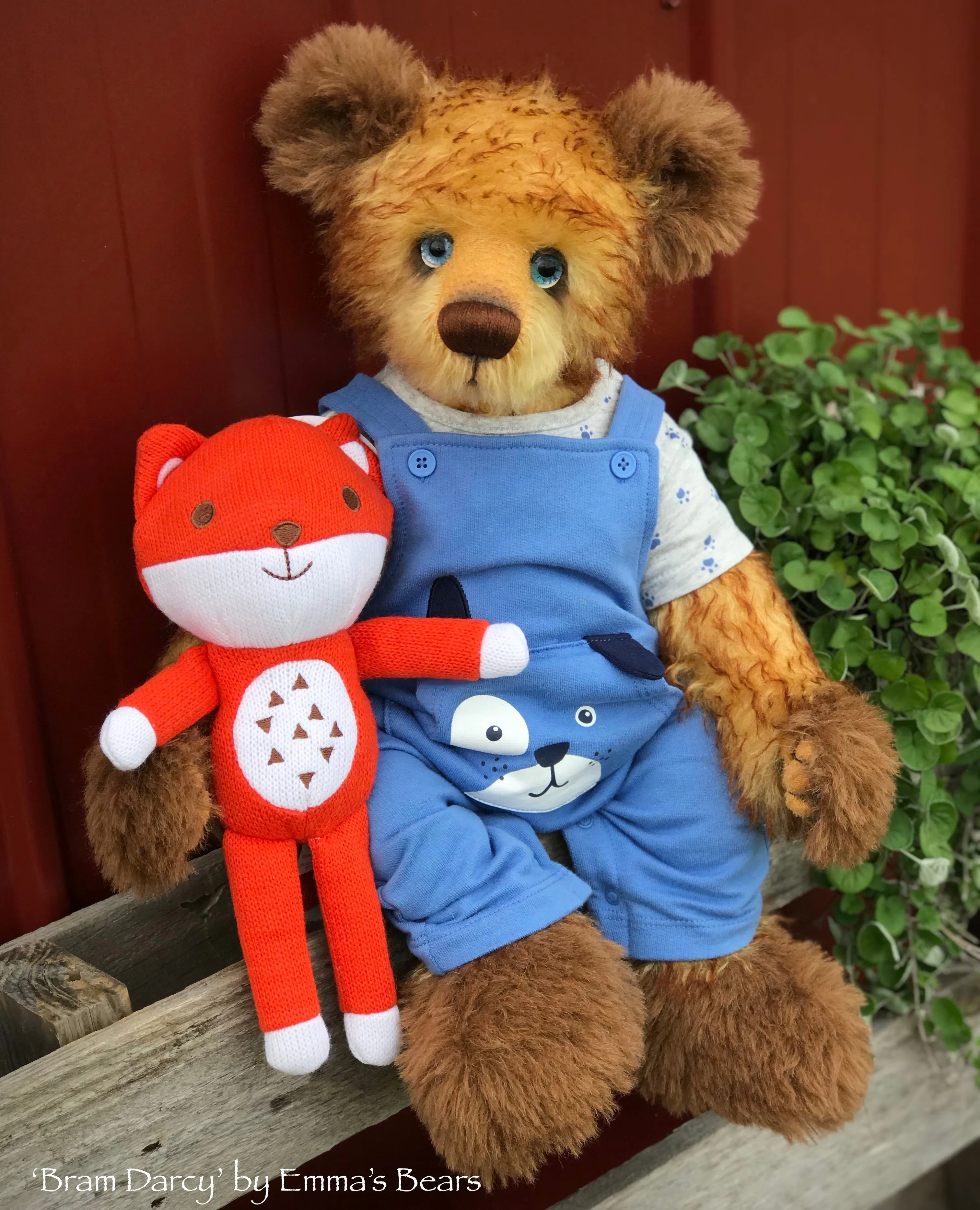 Bram Darcy - 21" Mohair and Alpaca Toddler Artist Bear by Emma's Bears - OOAK