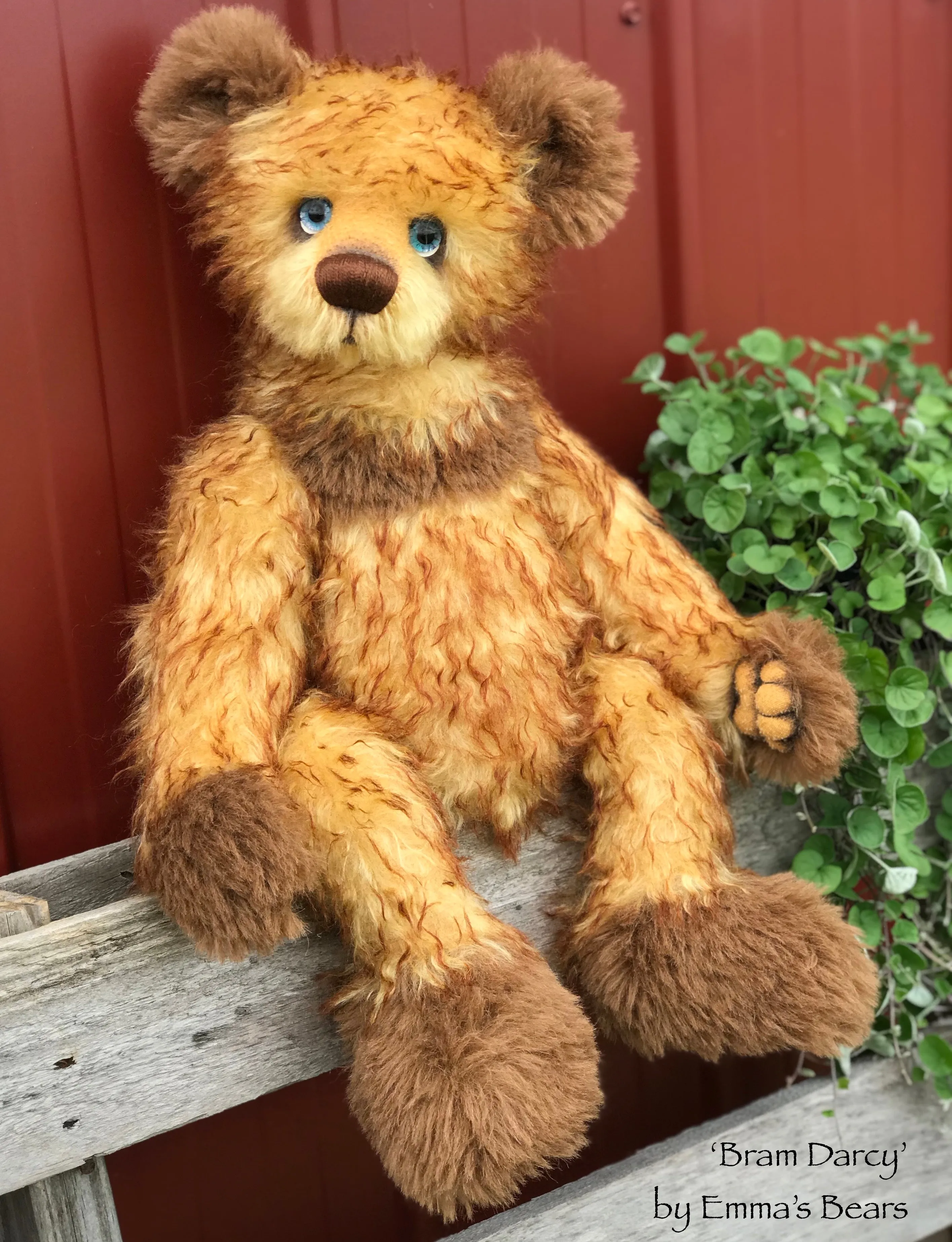 Bram Darcy - 21" Mohair and Alpaca Toddler Artist Bear by Emma's Bears - OOAK