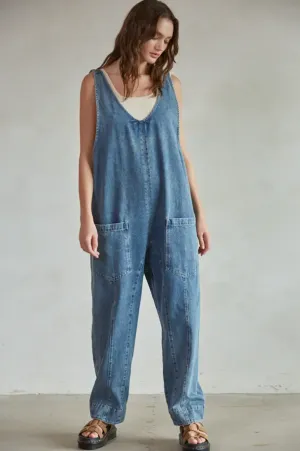 BT Denim Strap Overalls