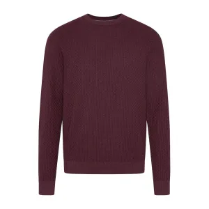 Bugatti Mens Pullover Knit O-Neck 7400-45521/790 Blackberry