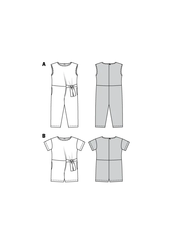 Burda Pattern 9325 Child's overalls