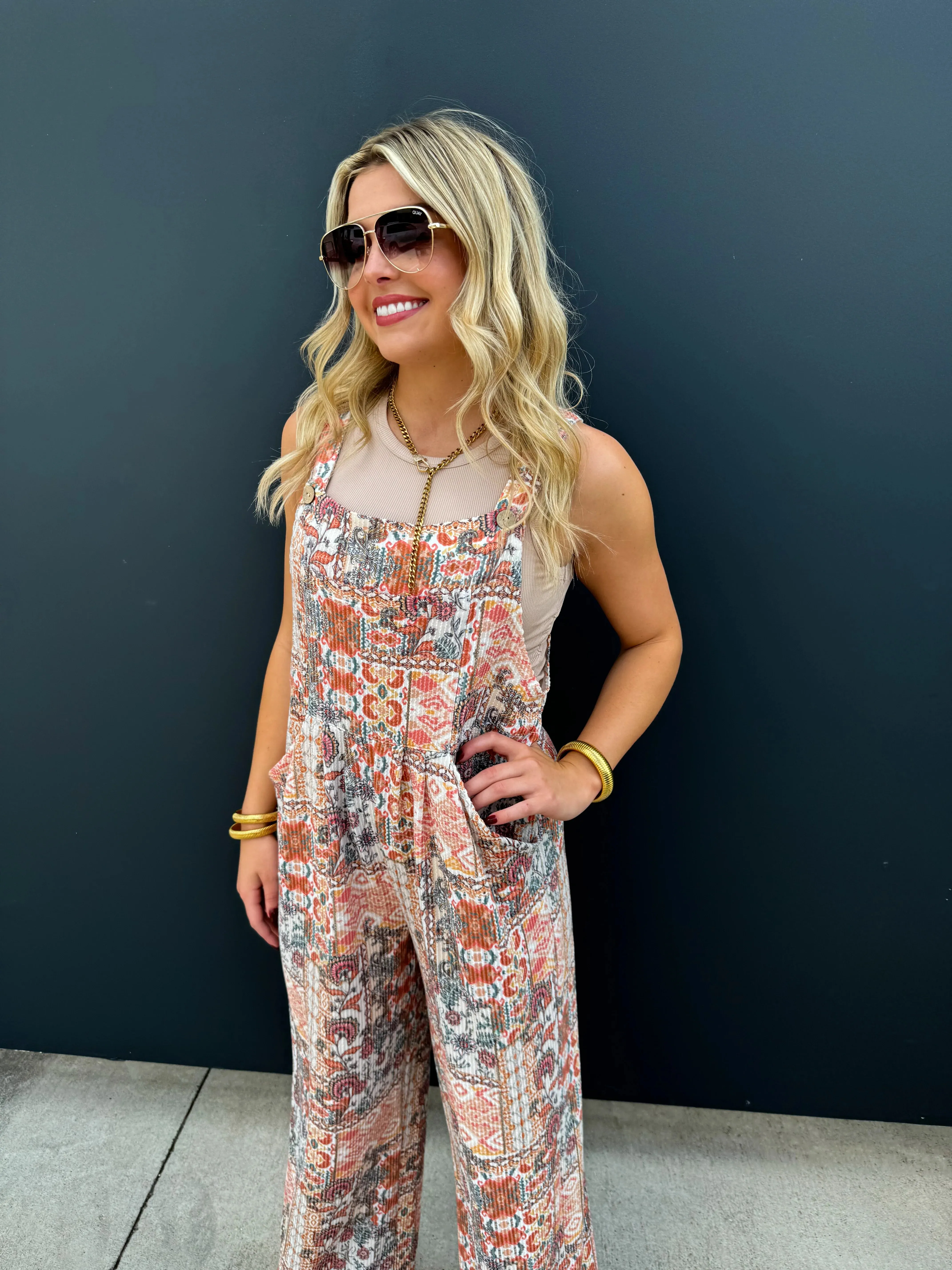 Cassidy Fall Boho Overalls by Blakeley