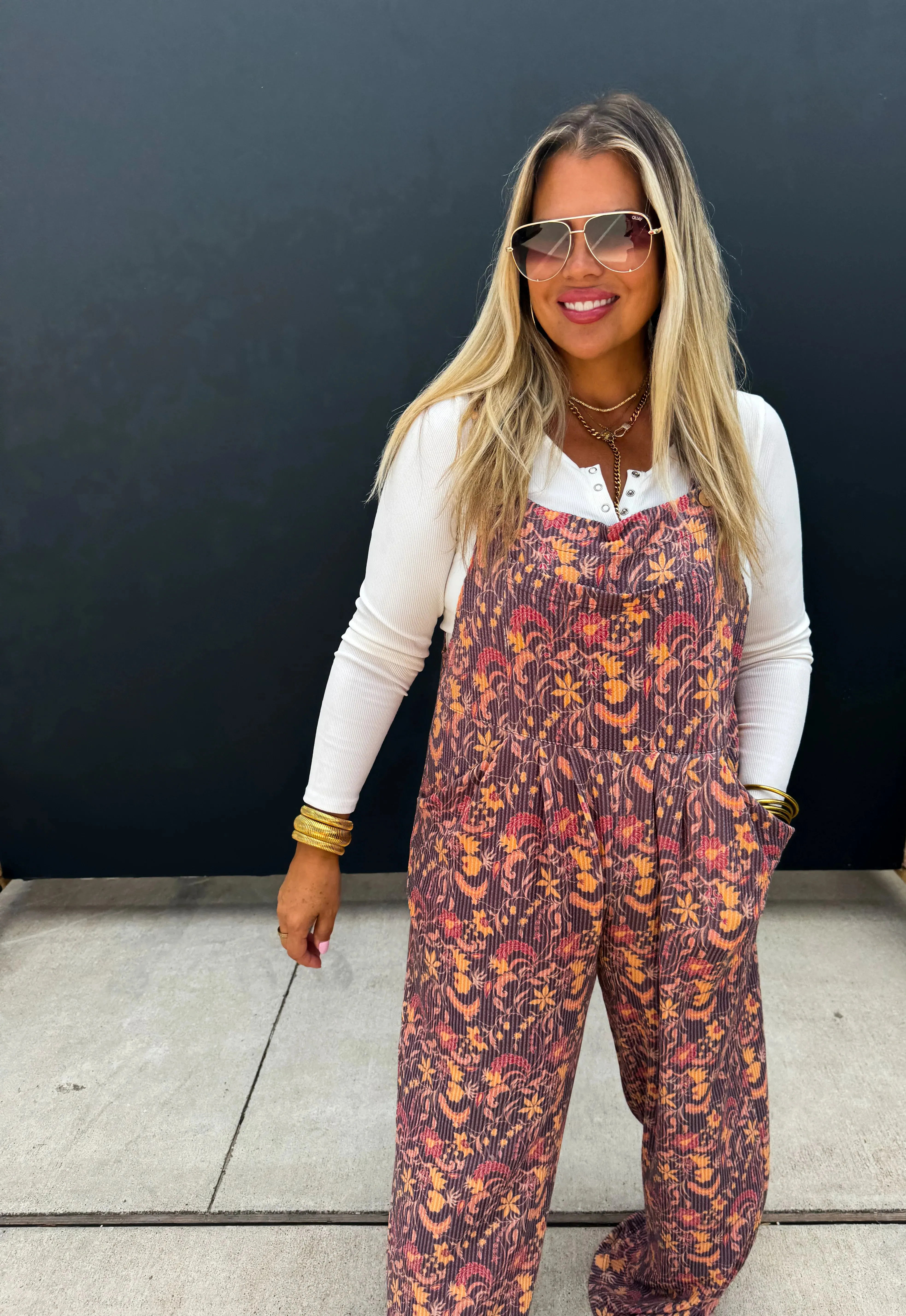 Cassidy Fall Boho Overalls by Blakeley