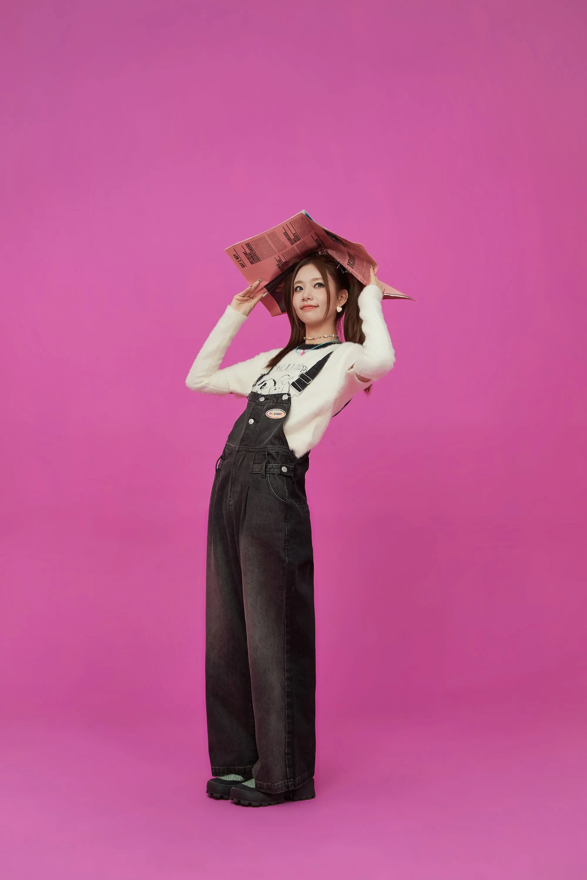 Cotton Button Overalls