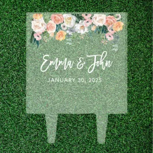 Custom Square Acrylic Cake Topper Collection
