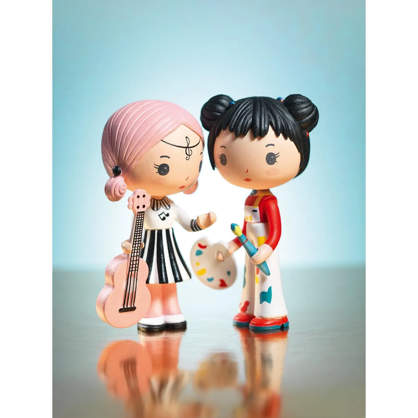 Djeco - Tinyly figurine - Barbouille & Gribs
