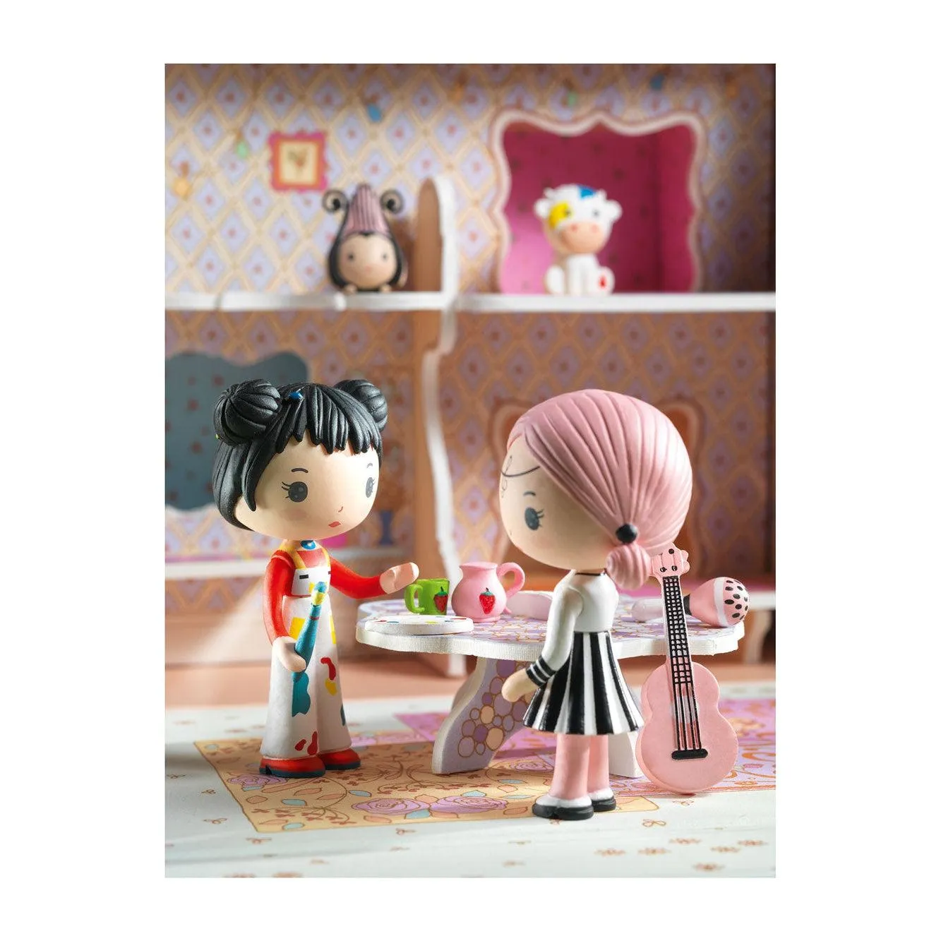 Djeco - Tinyly figurine - Barbouille & Gribs