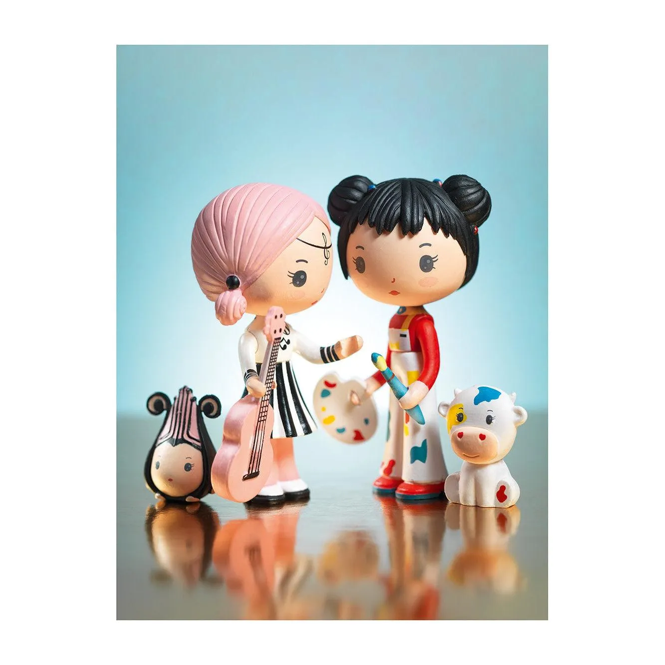 Djeco - Tinyly figurine - Barbouille & Gribs