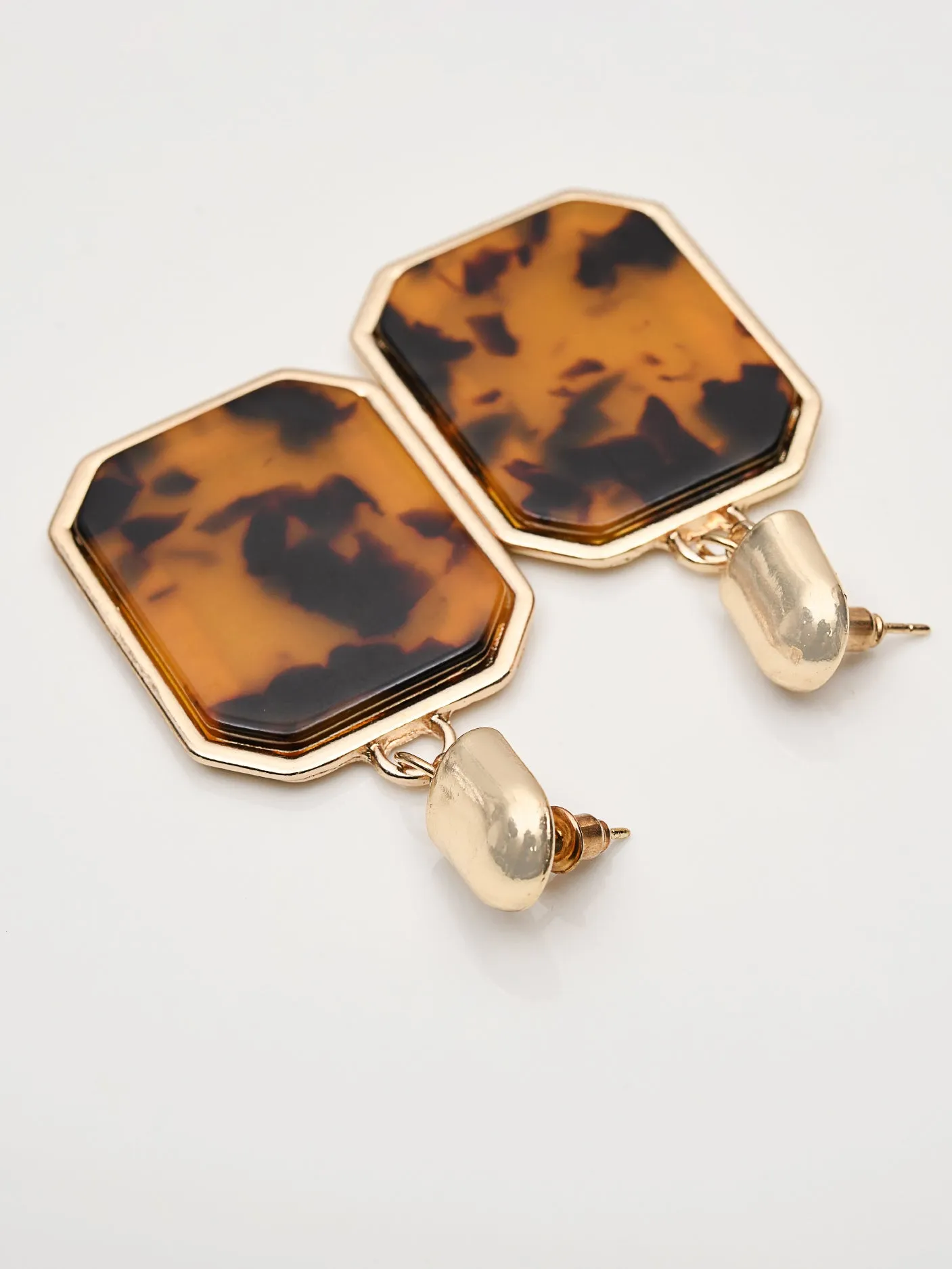 Geometric Printed Earrings