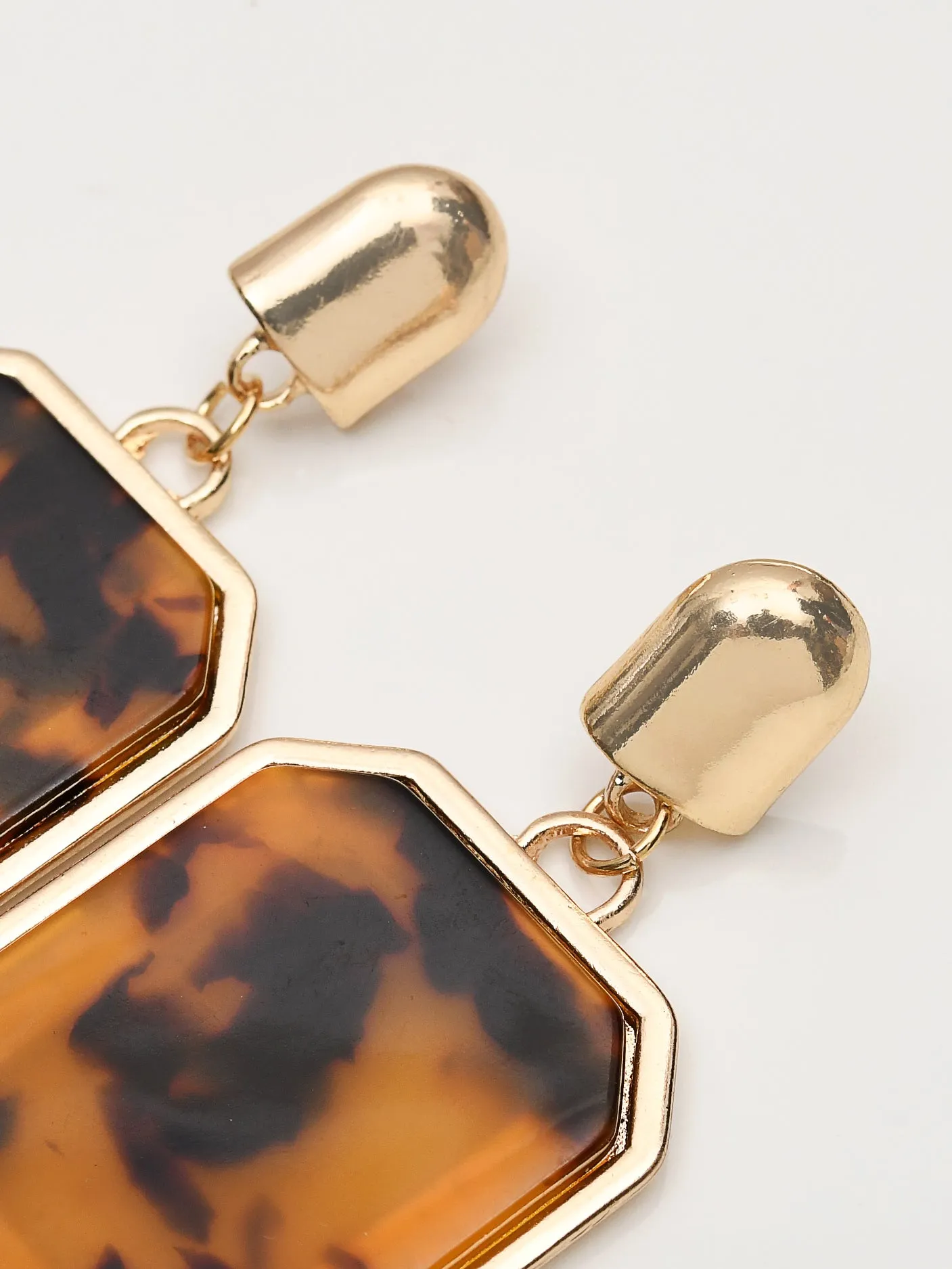 Geometric Printed Earrings