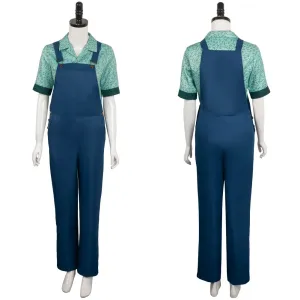 Ghostbusters: Afterlife Phoebe Spengler Women Blue Suit Party Carnival Halloween Cosplay Costume