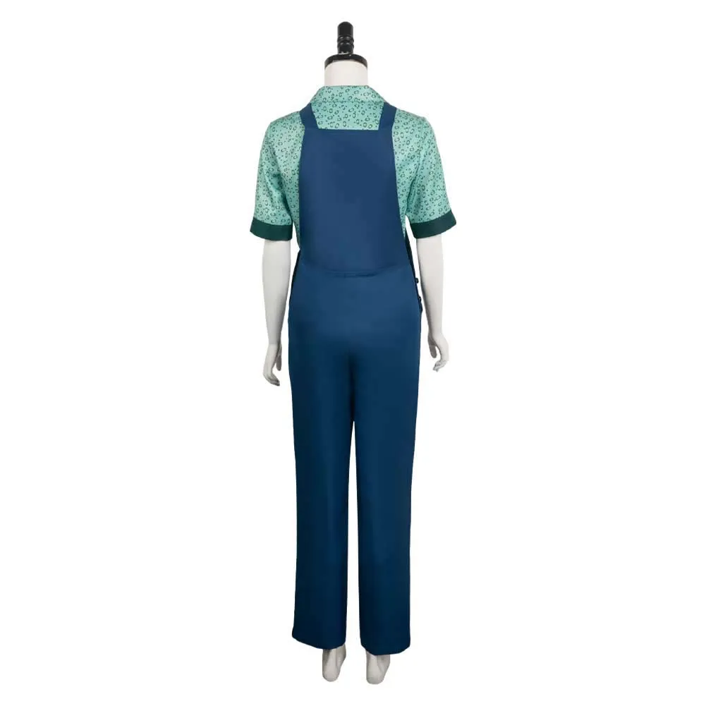 Ghostbusters: Afterlife Phoebe Spengler Women Blue Suit Party Carnival Halloween Cosplay Costume