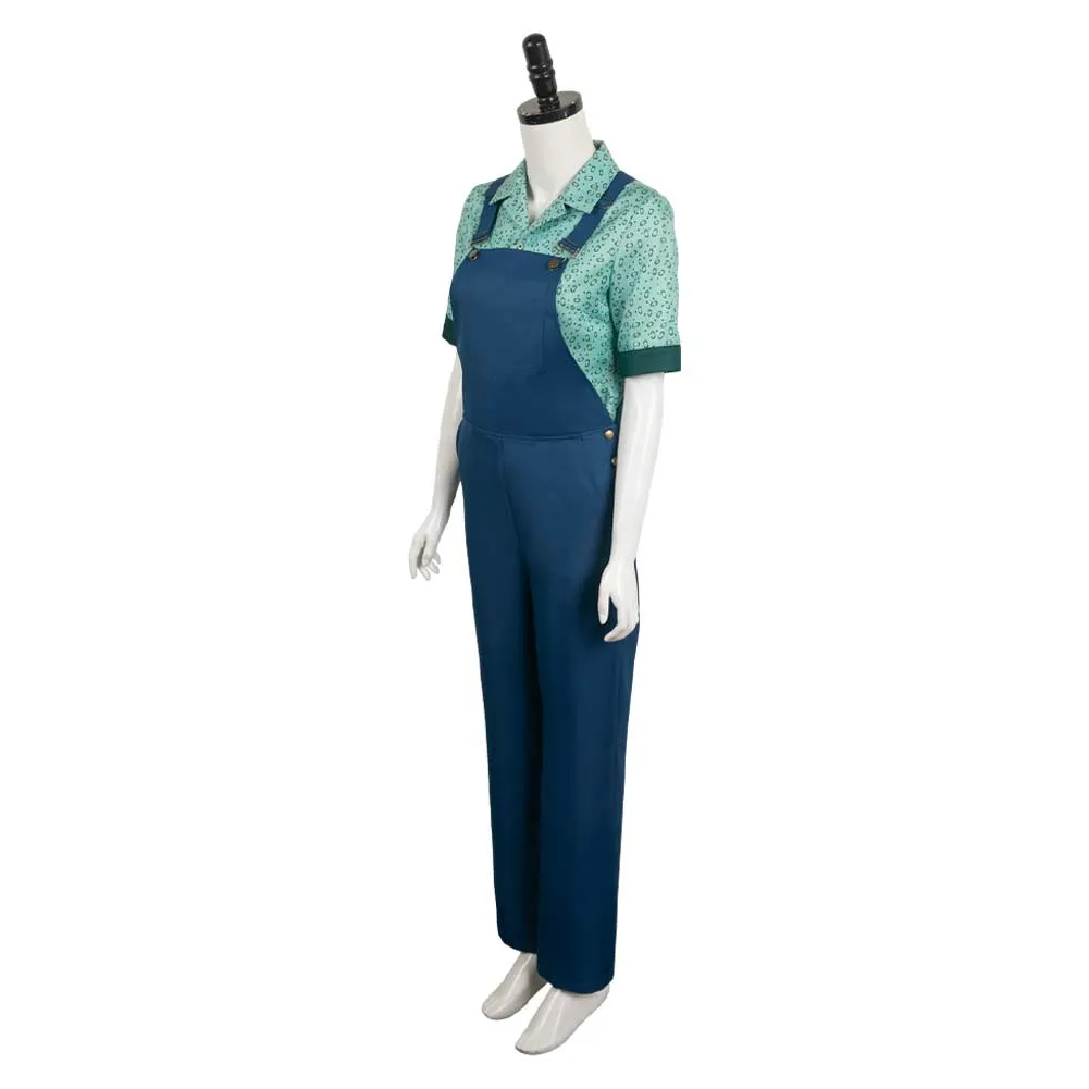 Ghostbusters: Afterlife Phoebe Spengler Women Blue Suit Party Carnival Halloween Cosplay Costume