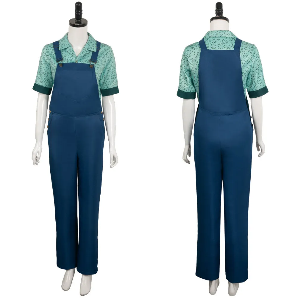 Ghostbusters: Afterlife Phoebe Spengler Women Blue Suit Party Carnival Halloween Cosplay Costume