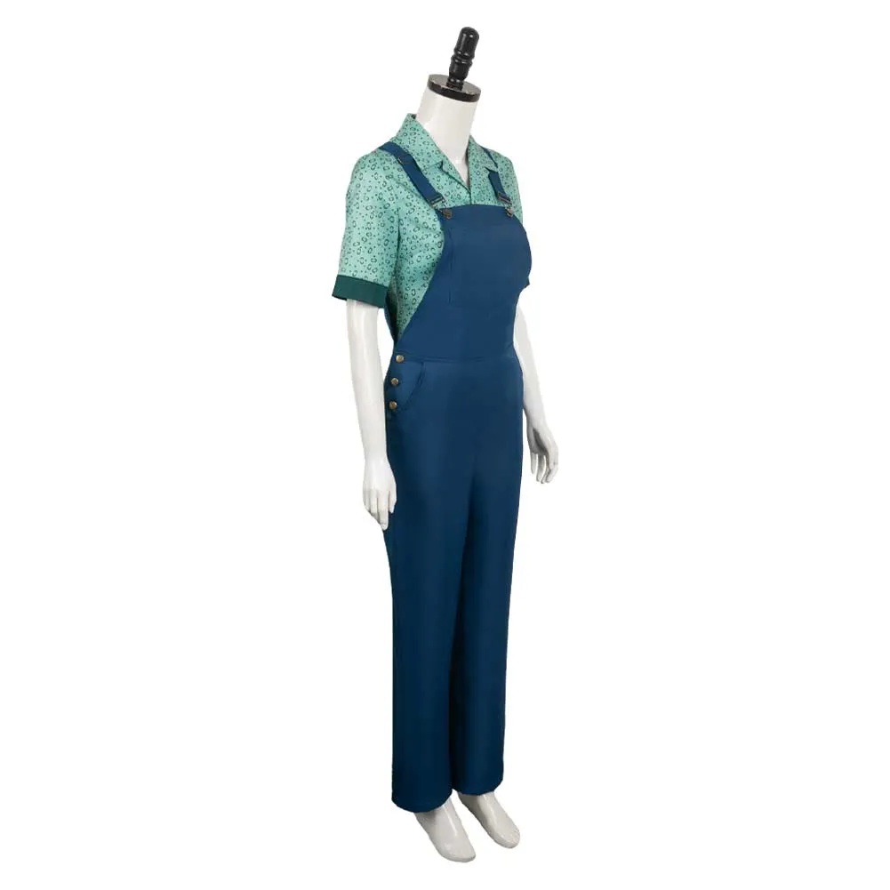 Ghostbusters: Afterlife Phoebe Spengler Women Blue Suit Party Carnival Halloween Cosplay Costume