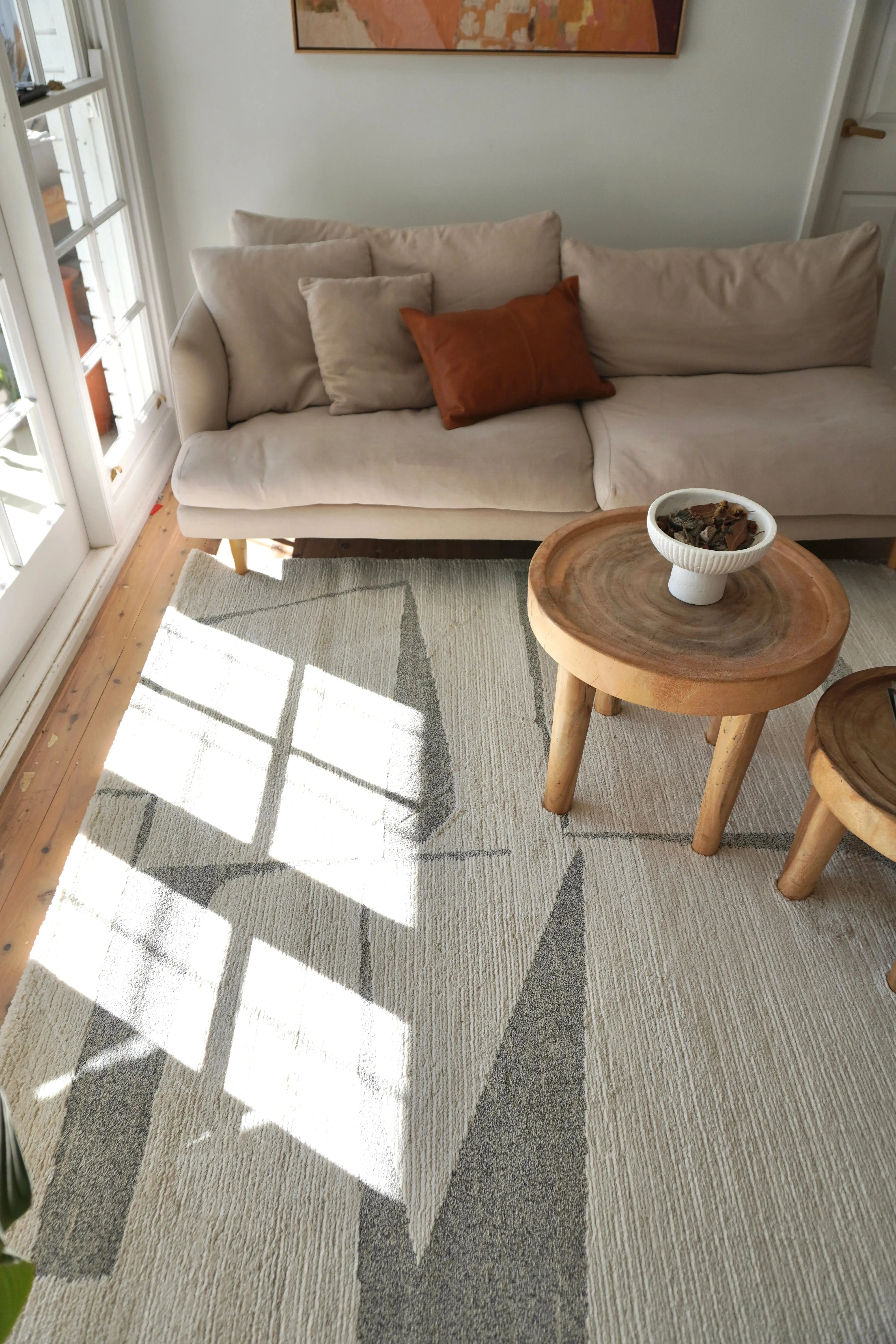 LEXI Abstract Grey Rug