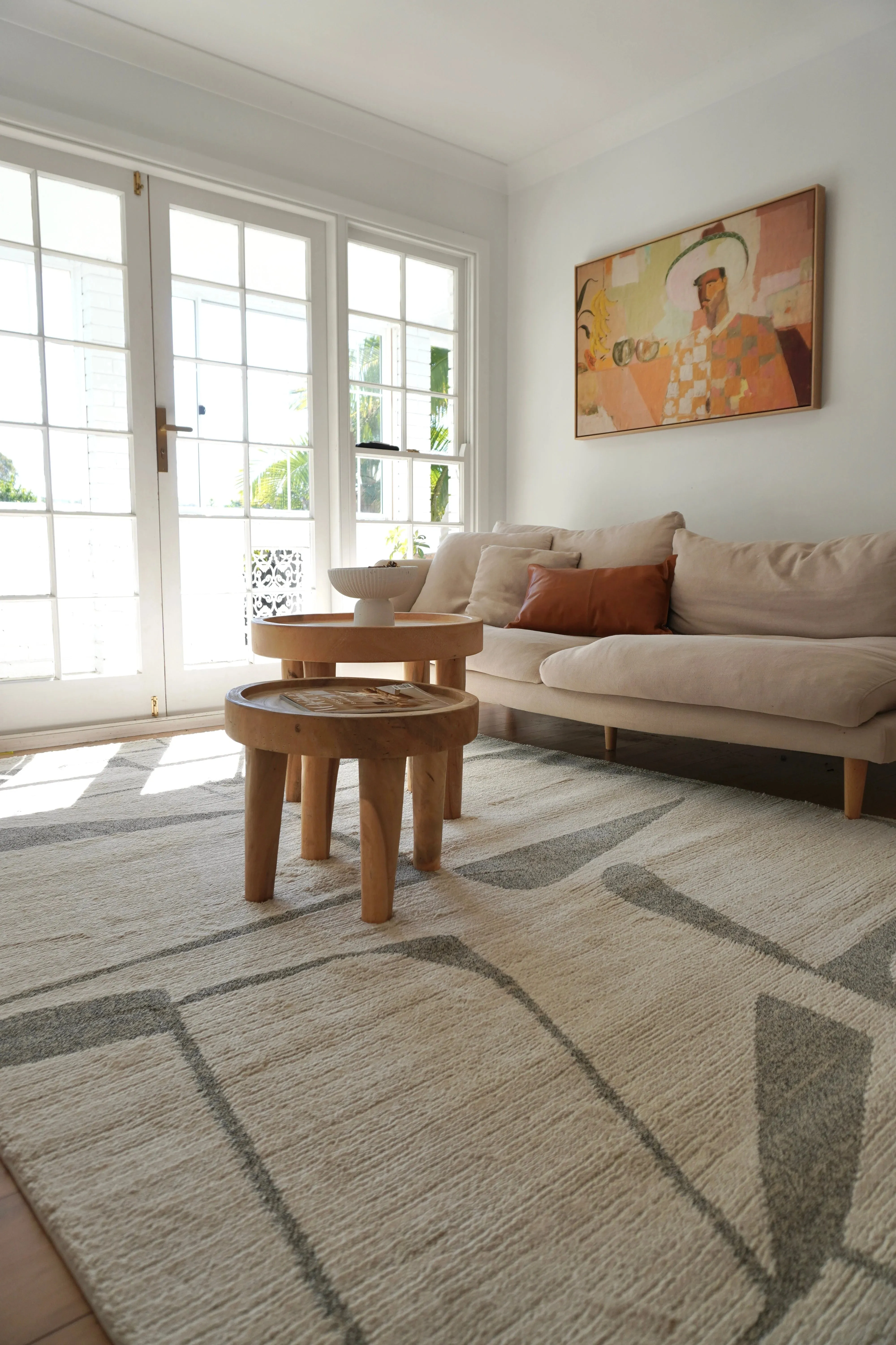 LEXI Abstract Grey Rug