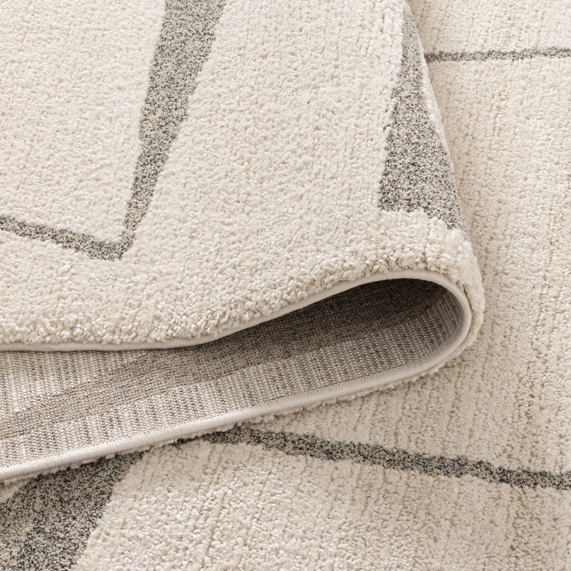 LEXI Abstract Grey Rug