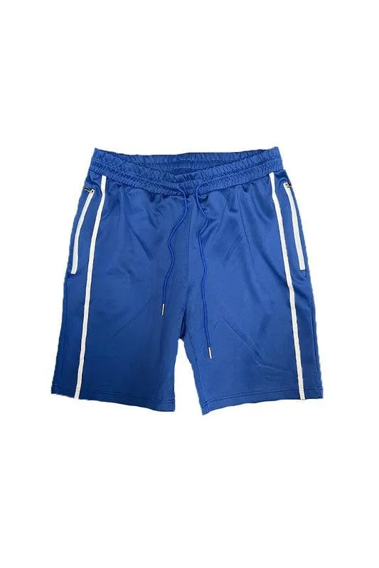 Mens Casual Taped Side Stripe Shorts