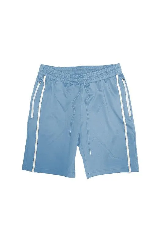 Mens Casual Taped Side Stripe Shorts