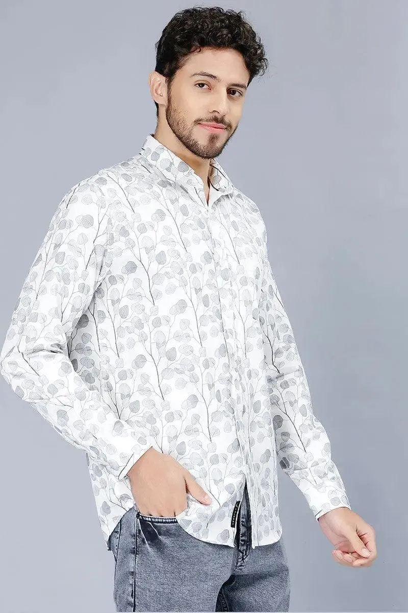 Men's Stylish Printed Casual Shirt