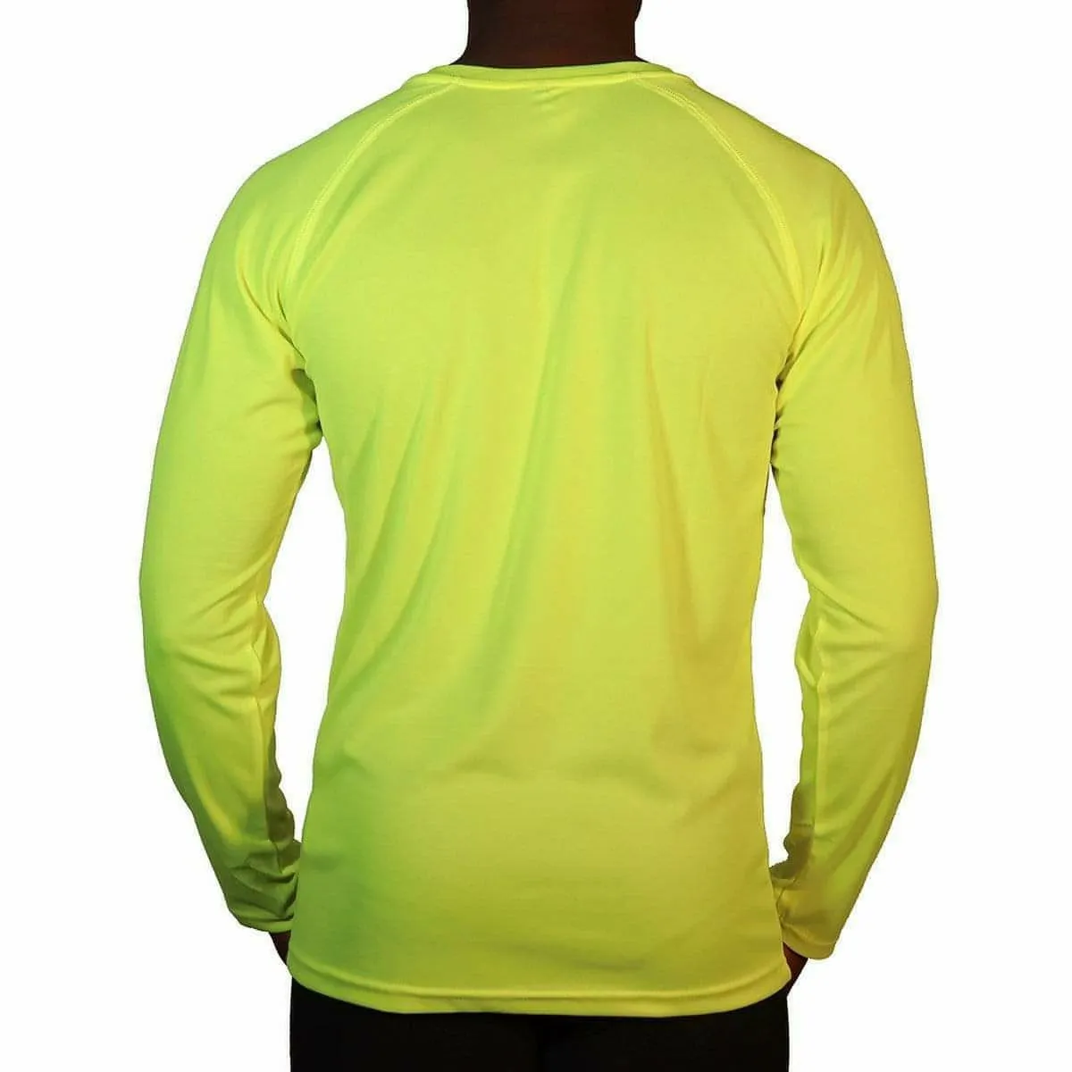 More Mile Lumino Long Sleeve Mens Running Top - Yellow