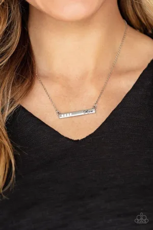 Paparazzi Necklace ~  Moms Do It Better - White