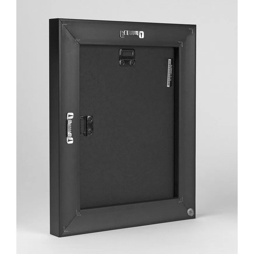 "Call Box" Black Float Frame Canvas Art