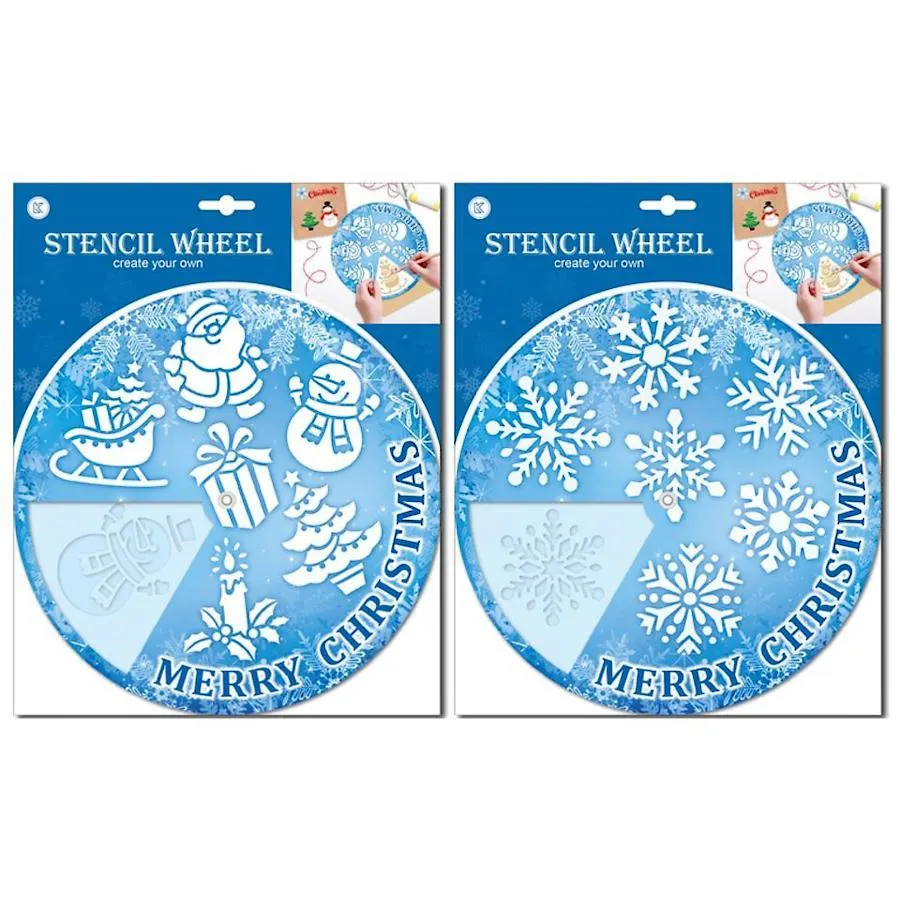 Santa's Secrets Christmas Stencil Wheel - Assorted Styles