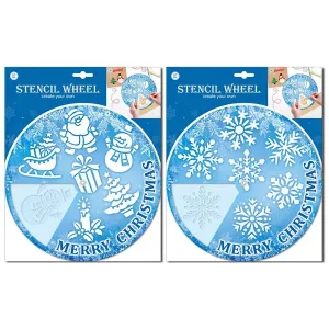 Santa's Secrets Christmas Stencil Wheel - Assorted Styles