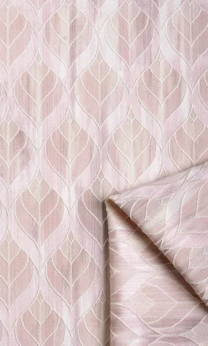'Seashell Water' Petal Patterned Roman Blinds (Pale Pink)