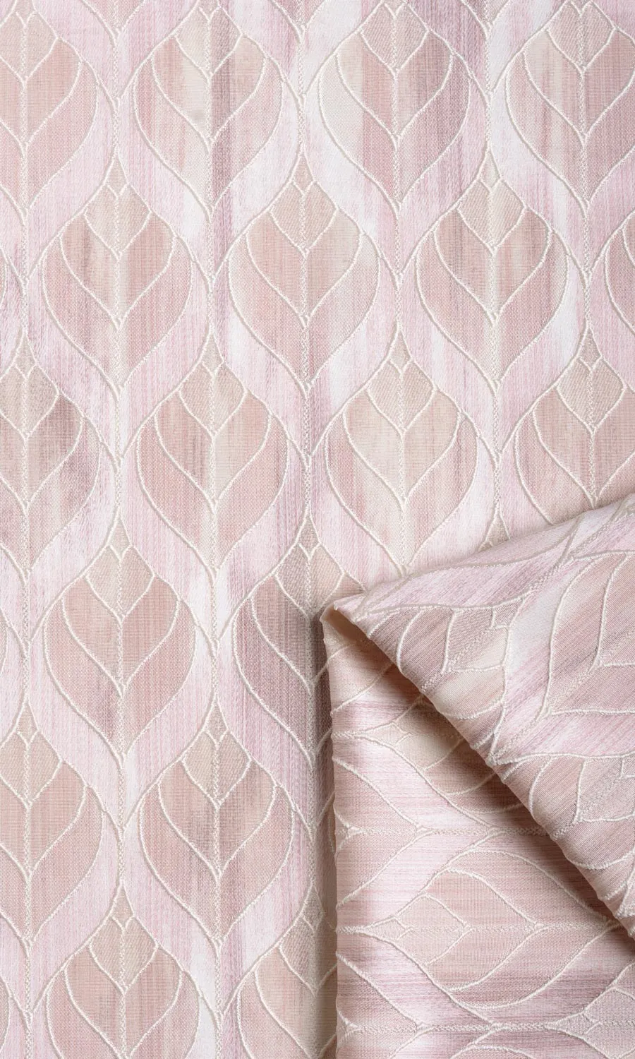 'Seashell Water' Petal Patterned Roman Blinds (Pale Pink)