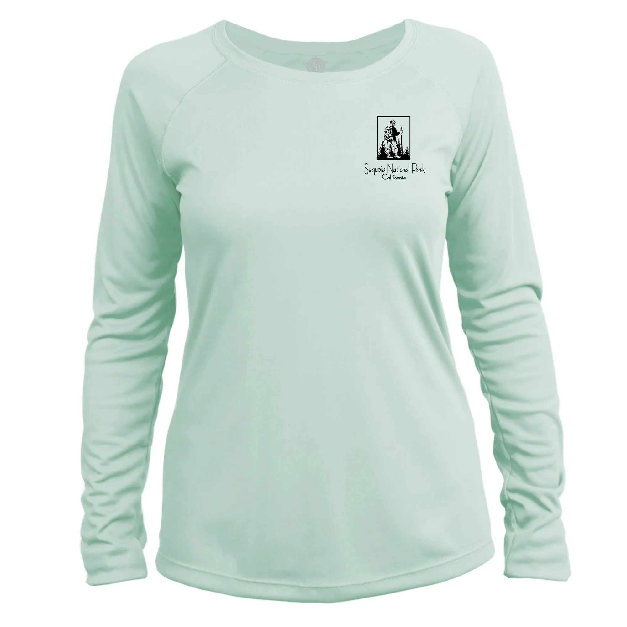 Sequoia National Park Vintage Destinations Long Sleeve Microfiber Women's T-Shirt