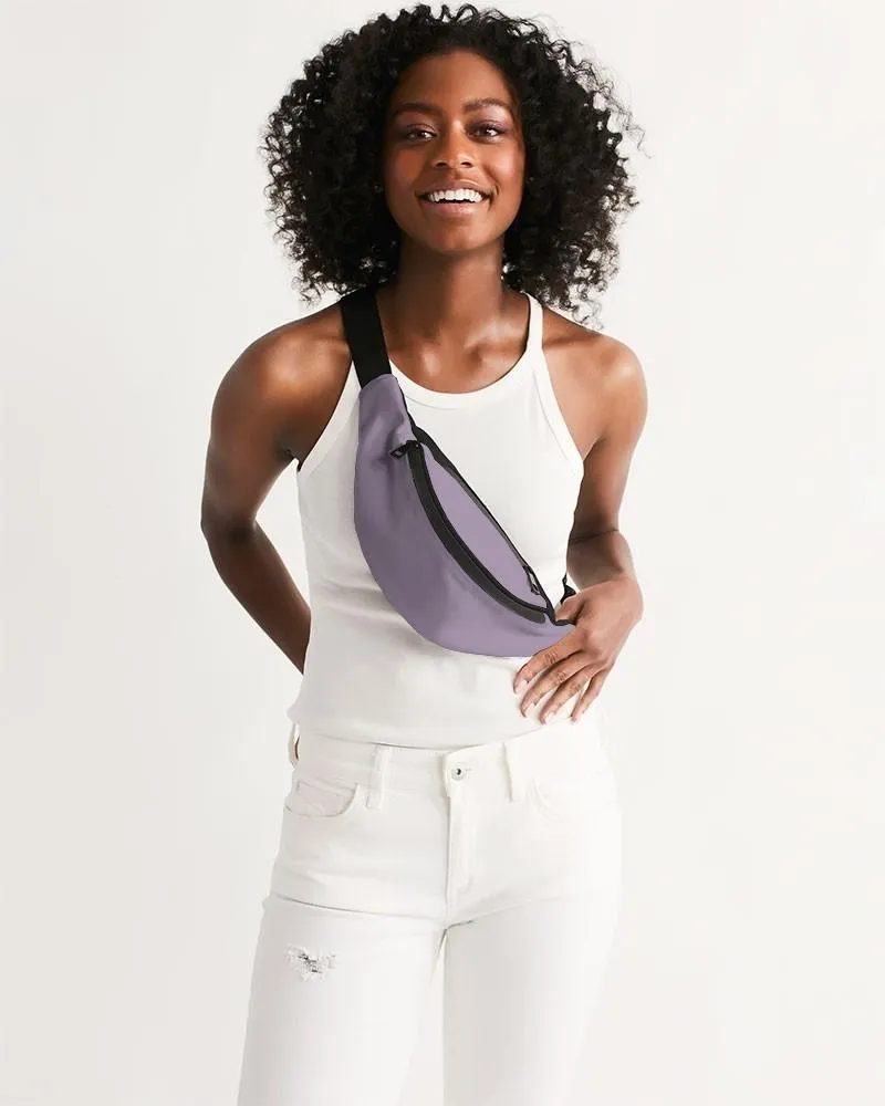 Shaded Pale Pastel Purple Gray Belt Bag | C15M30Y0K30