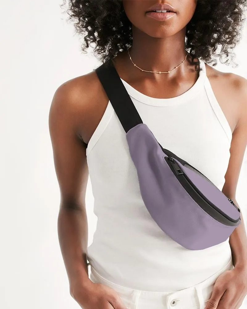 Shaded Pale Pastel Purple Gray Belt Bag | C15M30Y0K30