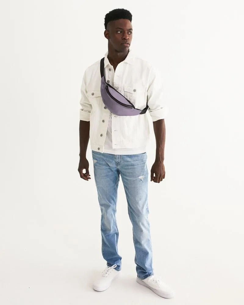 Shaded Pale Pastel Purple Gray Belt Bag | C15M30Y0K30
