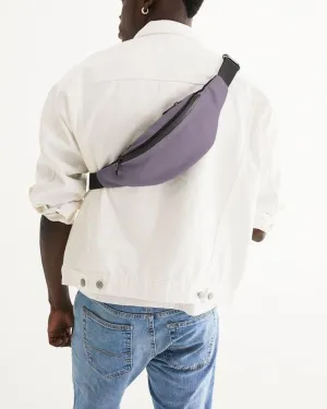 Shaded Pale Pastel Purple Gray Belt Bag | C15M30Y0K30