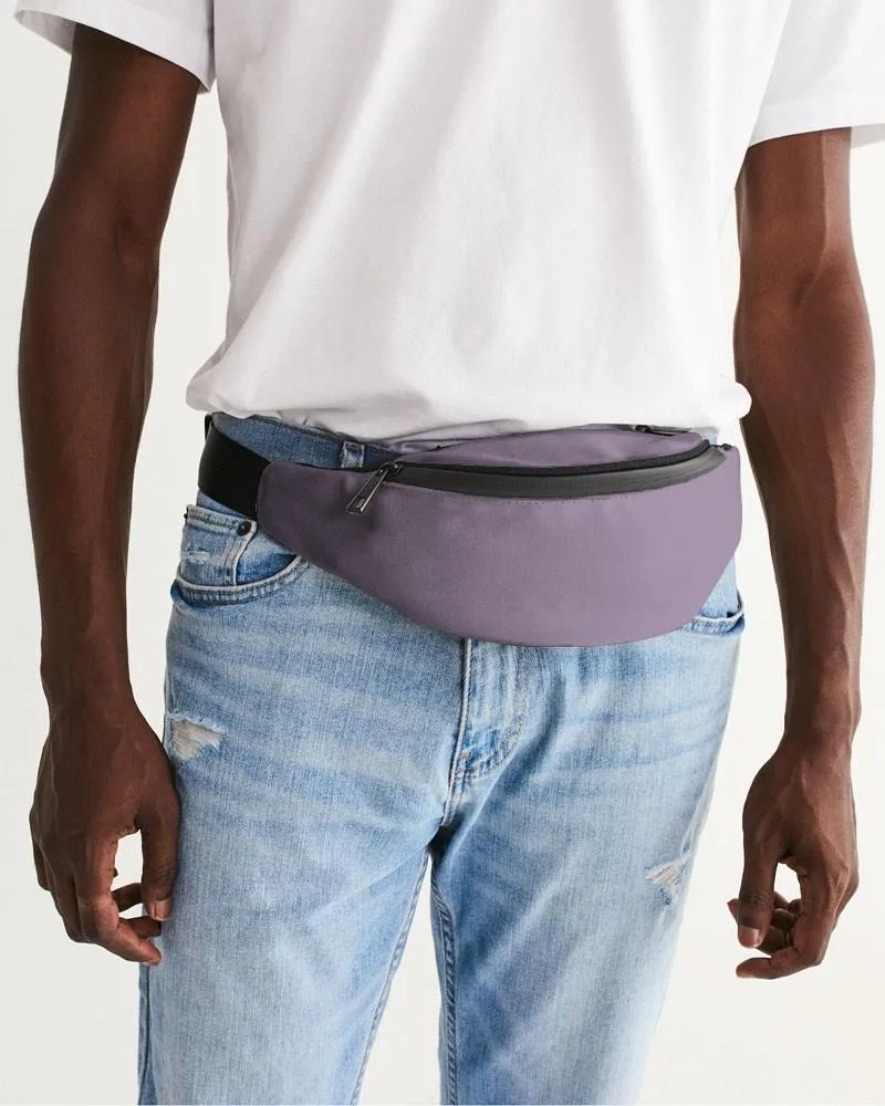Shaded Pale Pastel Purple Gray Belt Bag | C15M30Y0K30