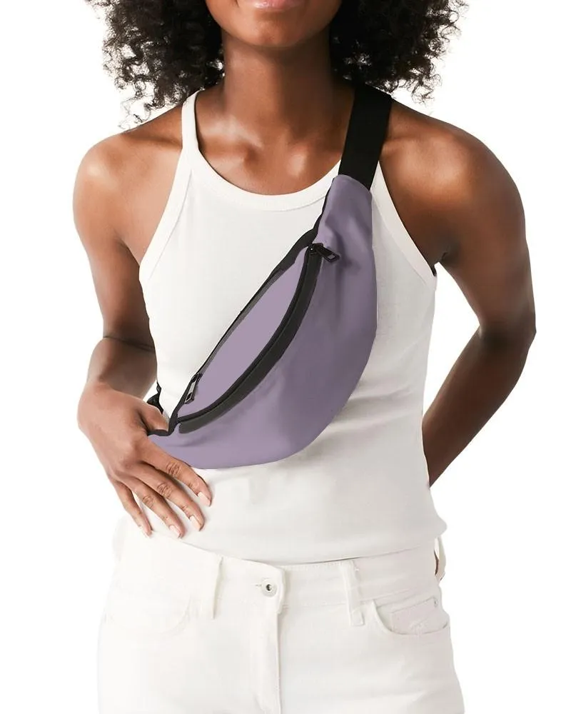 Shaded Pale Pastel Purple Gray Belt Bag | C15M30Y0K30