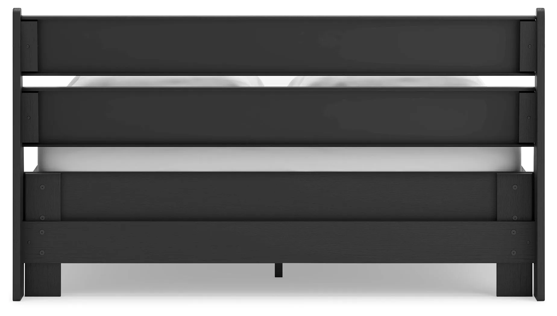 Socalle Queen Panel Headboard with Dresser and 2 Nightstands in Black