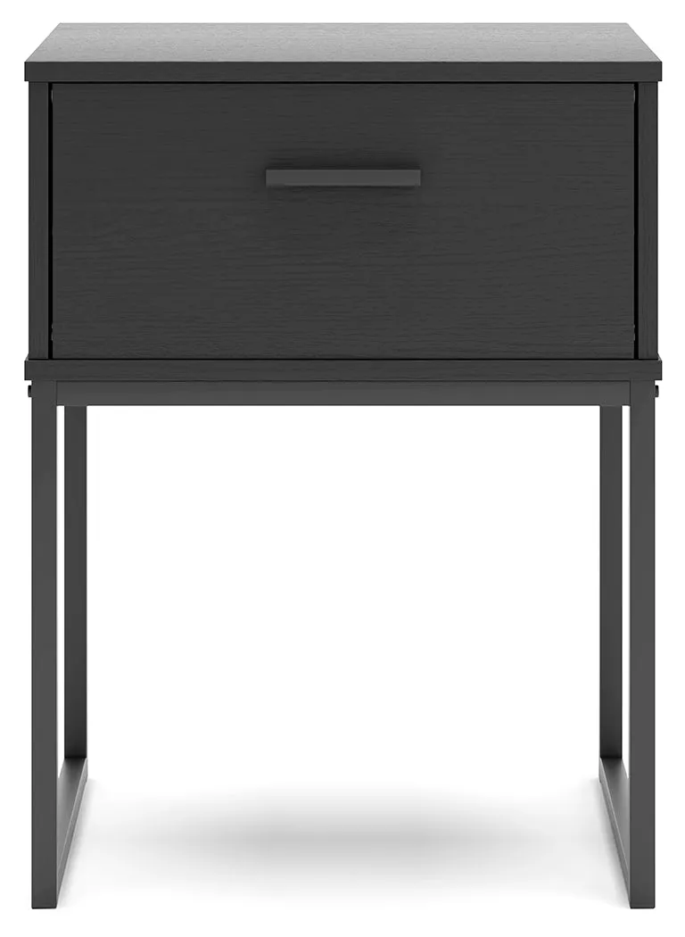 Socalle Queen Panel Headboard with Dresser and 2 Nightstands in Black