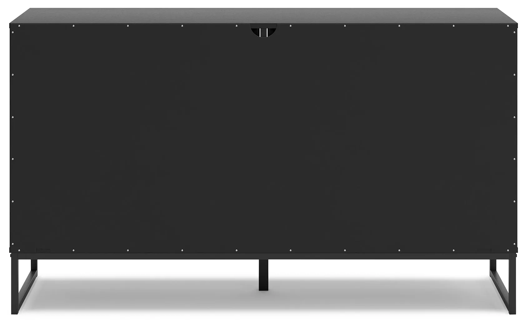Socalle Queen Panel Headboard with Dresser and 2 Nightstands in Black